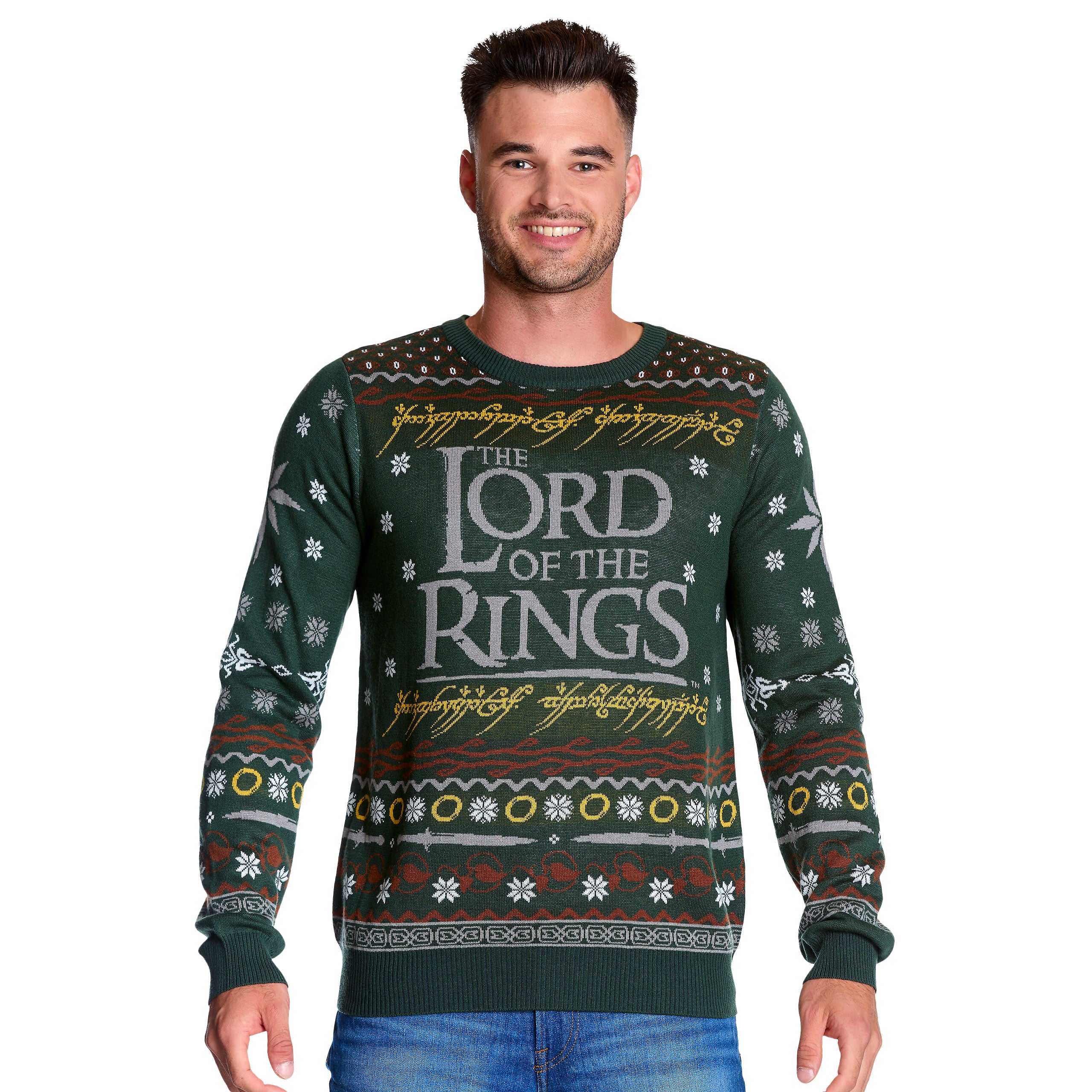 Image produit Seigneur des Anneaux - Le Pull Tricoté Unique