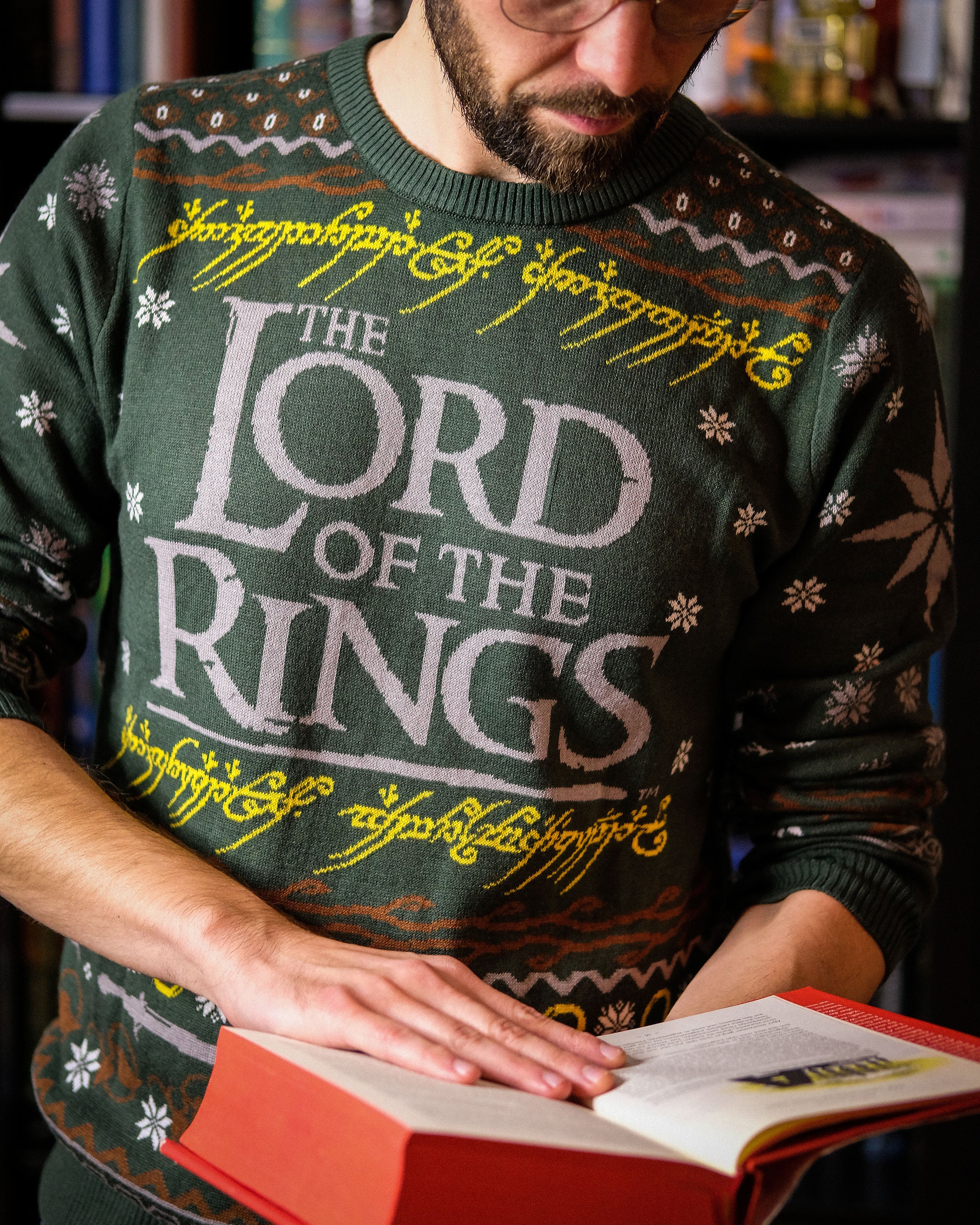 Image produit Seigneur des Anneaux - Le Pull Tricoté Unique