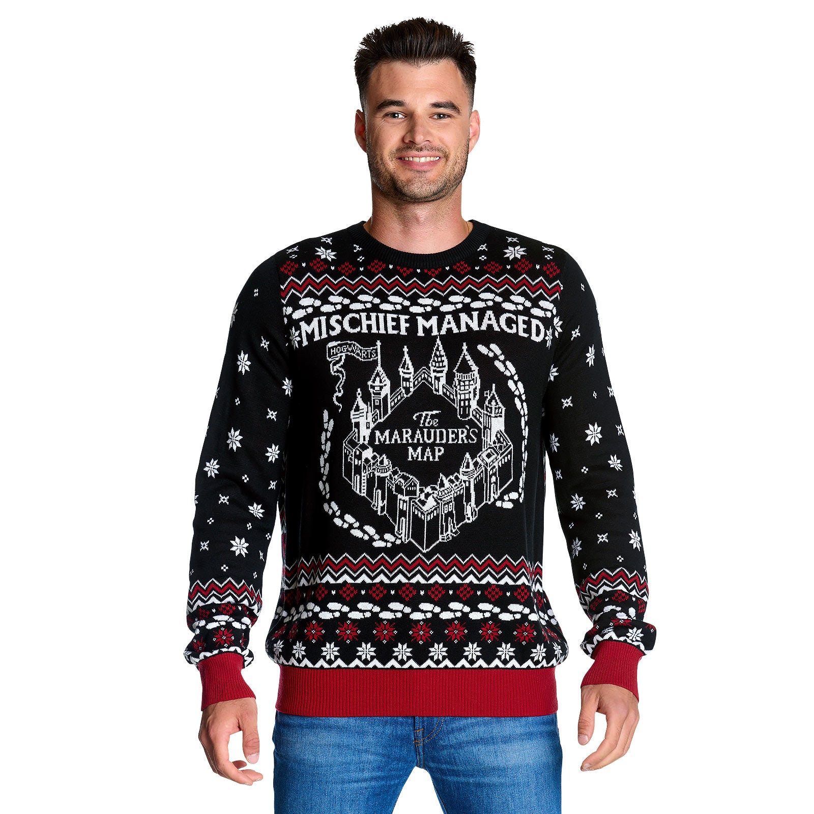 Image produit Harry Potter - Pull en tricot Carte du Maraudeur