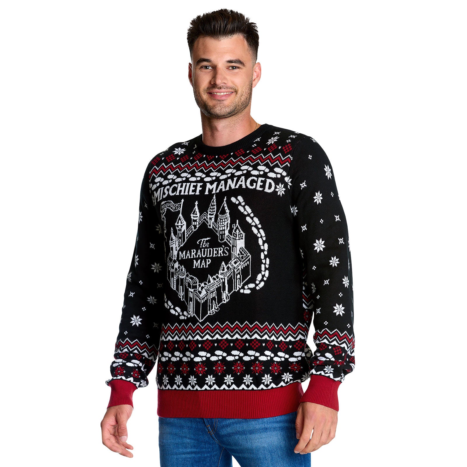 Image produit Harry Potter - Pull en tricot Carte du Maraudeur