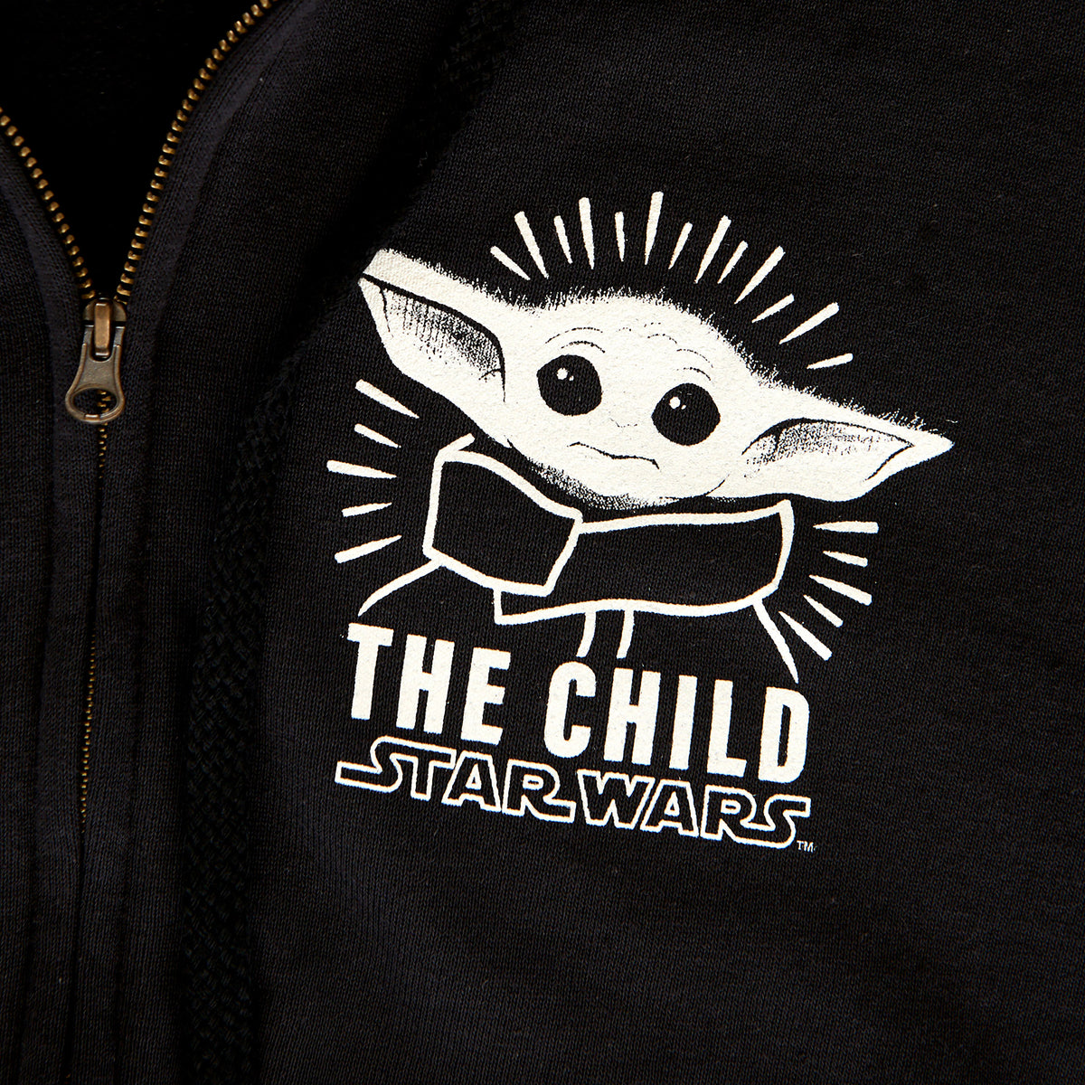 Image produit Le sweat à capuche noir The Child - Star Wars The Mandalorian