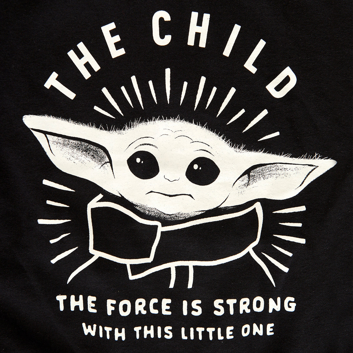 Image produit Le sweat à capuche noir The Child - Star Wars The Mandalorian