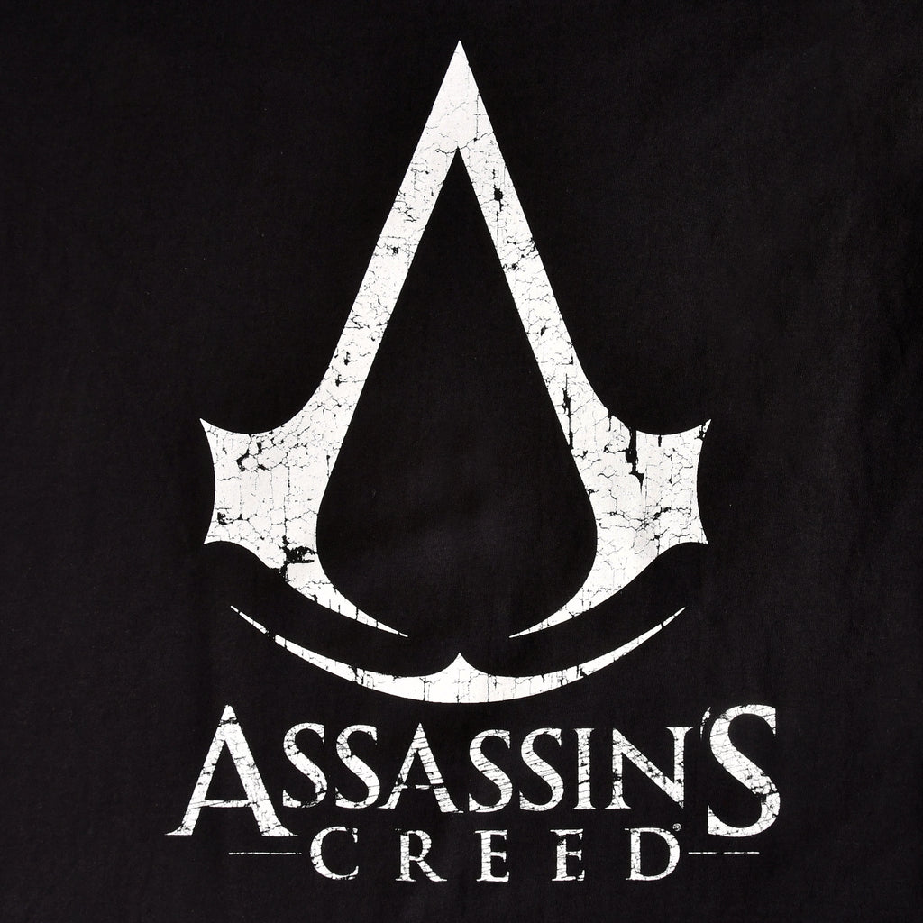 Image produit Assassin's Creed - T-shirt Logo Craquelé noir