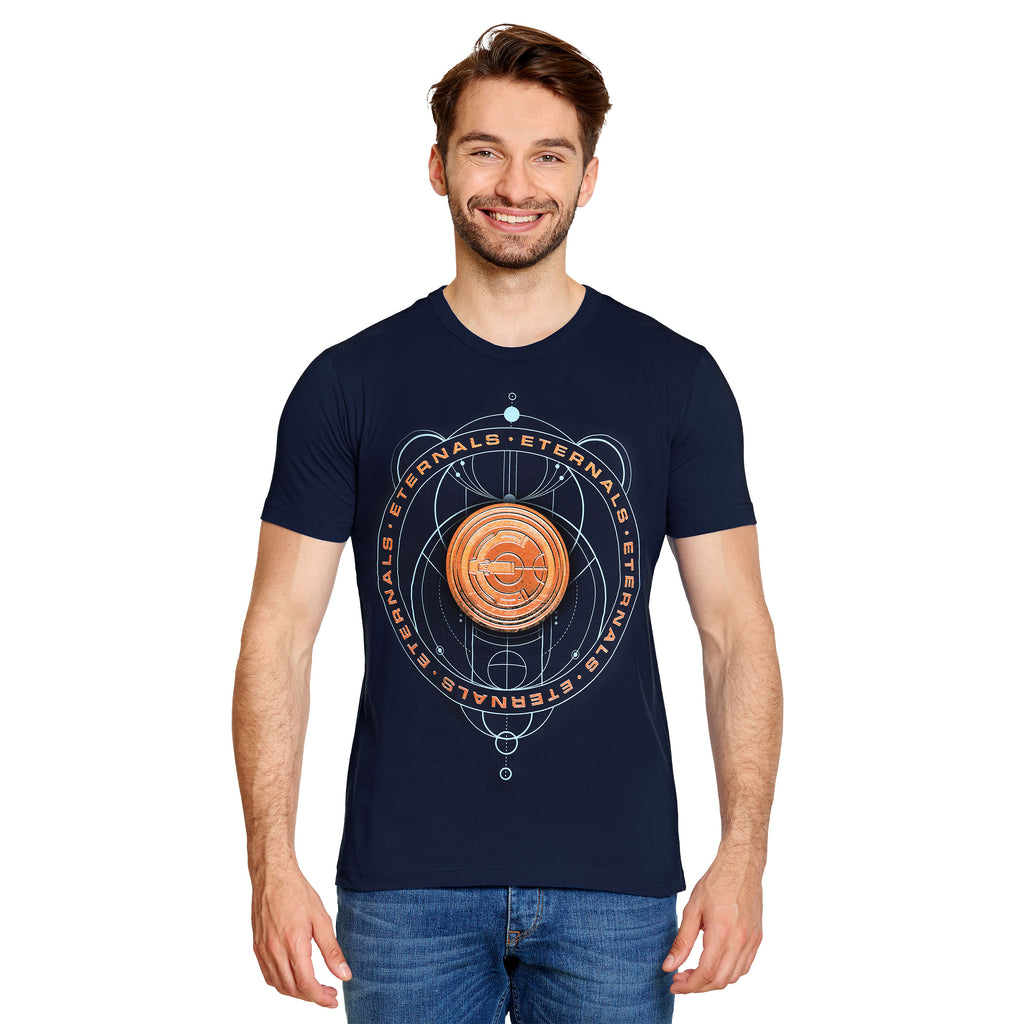 Image produit Eternals - T-shirt Disques bleu