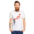 Image produit Banksy - T-shirt Fille et Papillons Blanc