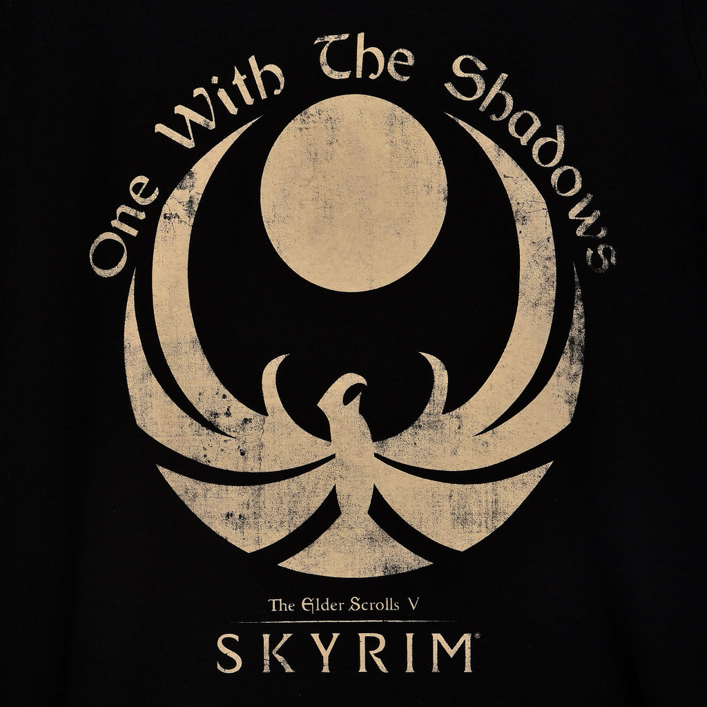 Image produit Skyrim - One With the Shadows T-Shirt noir