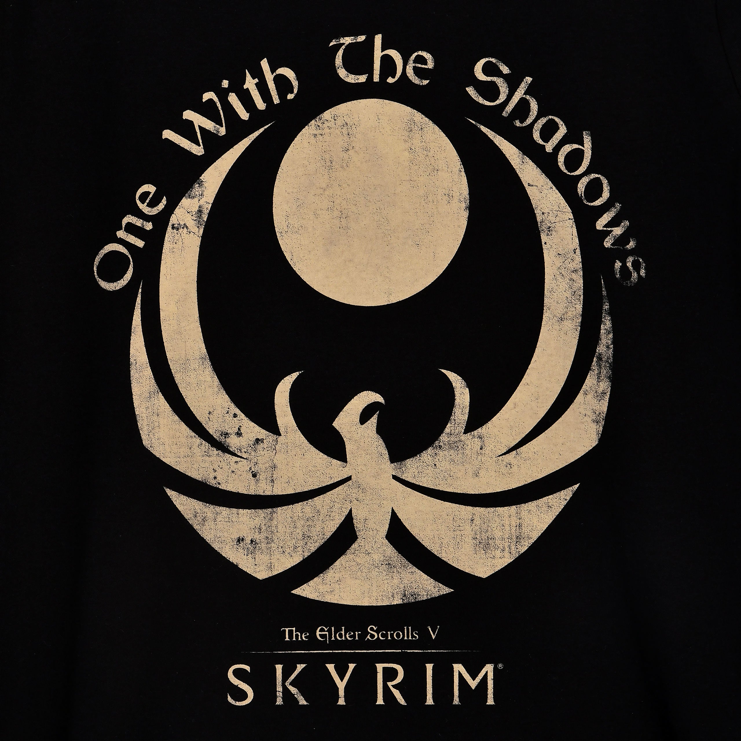 Image produit Skyrim - One With the Shadows T-Shirt noir