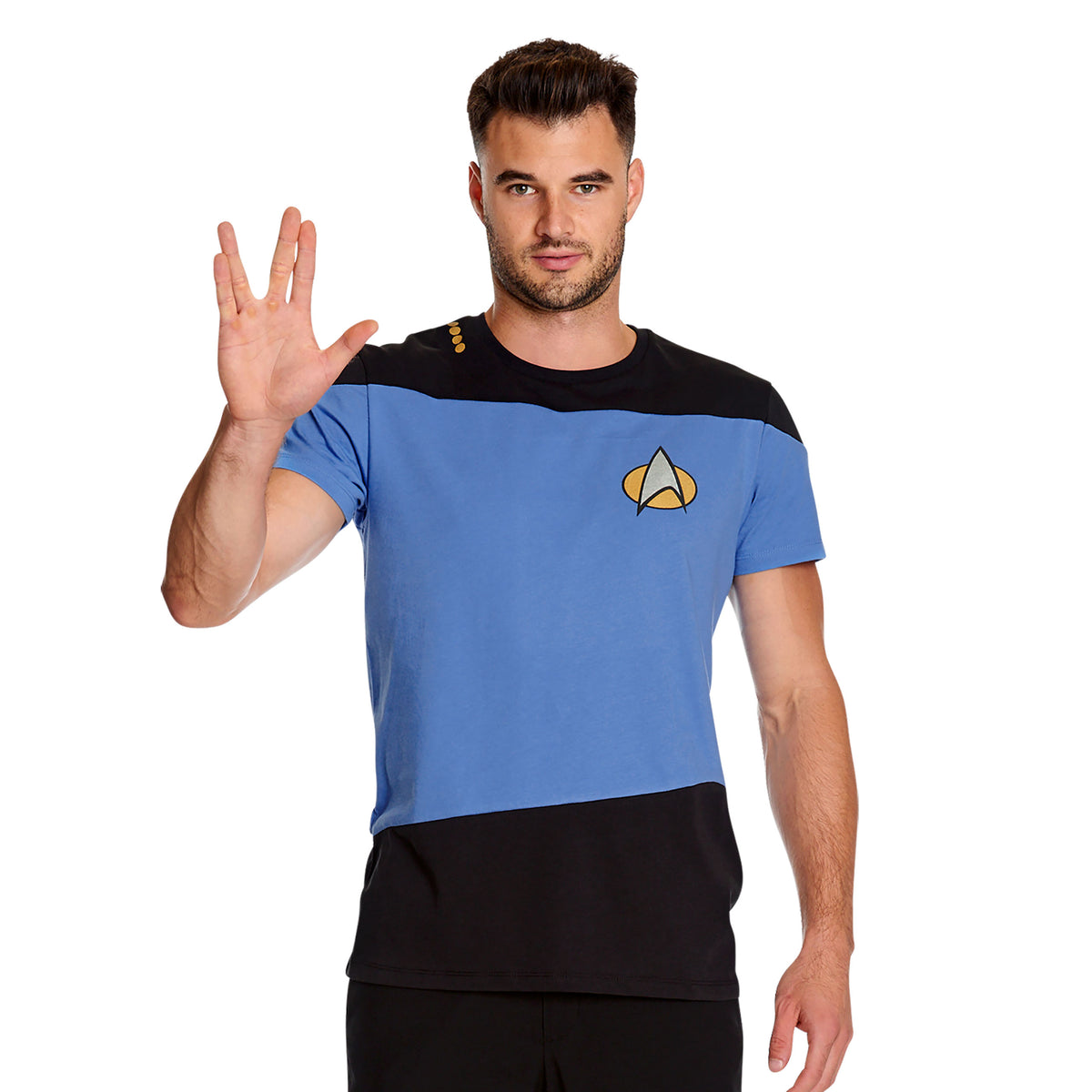 Image produit T-shirt uniforme The Next Generation bleu - Star Trek