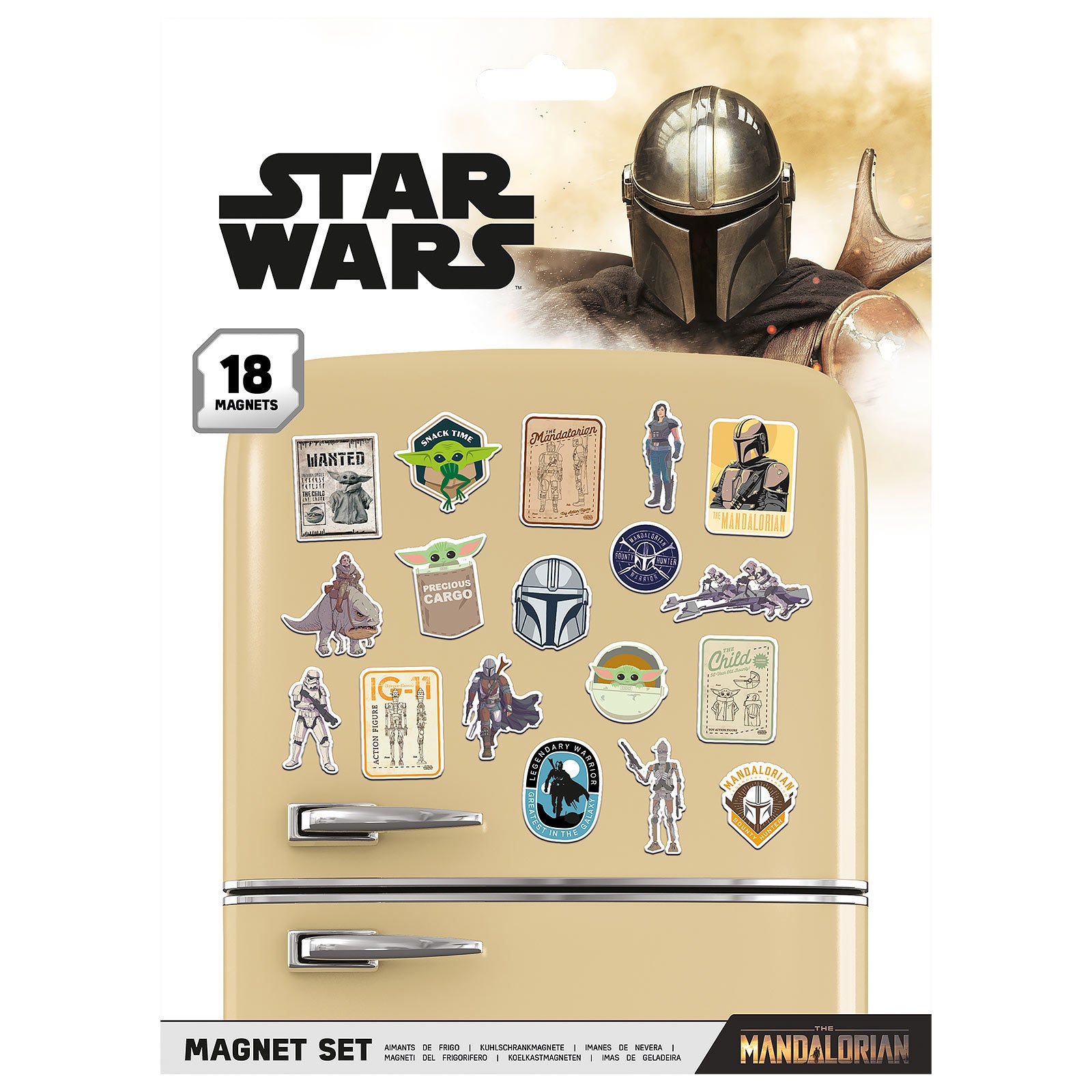 Image produit Set de magnets The Mandalorian Bounty Hunter - Star Wars