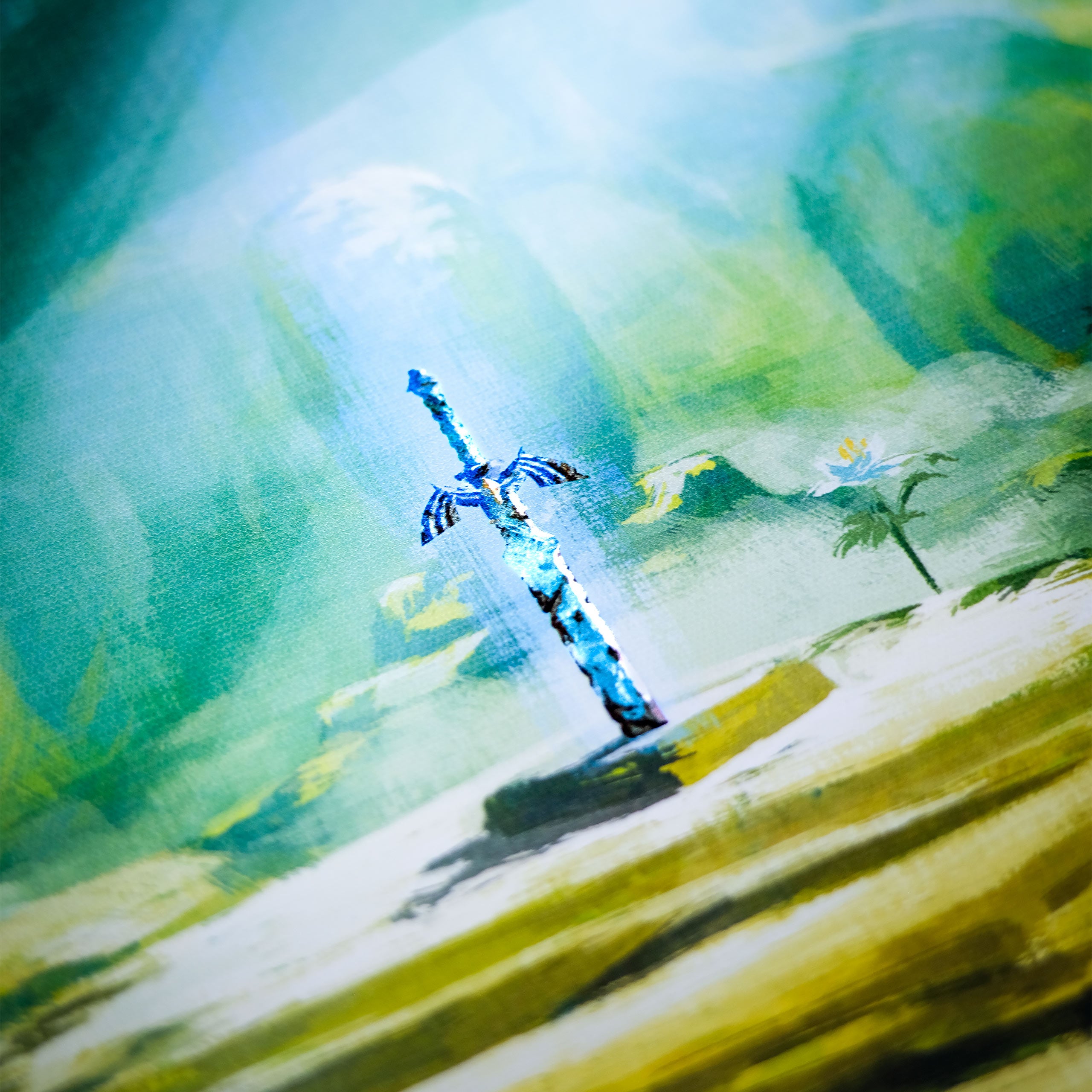 Image produit Zelda - Tableau mural Épée de Légende avec lumière