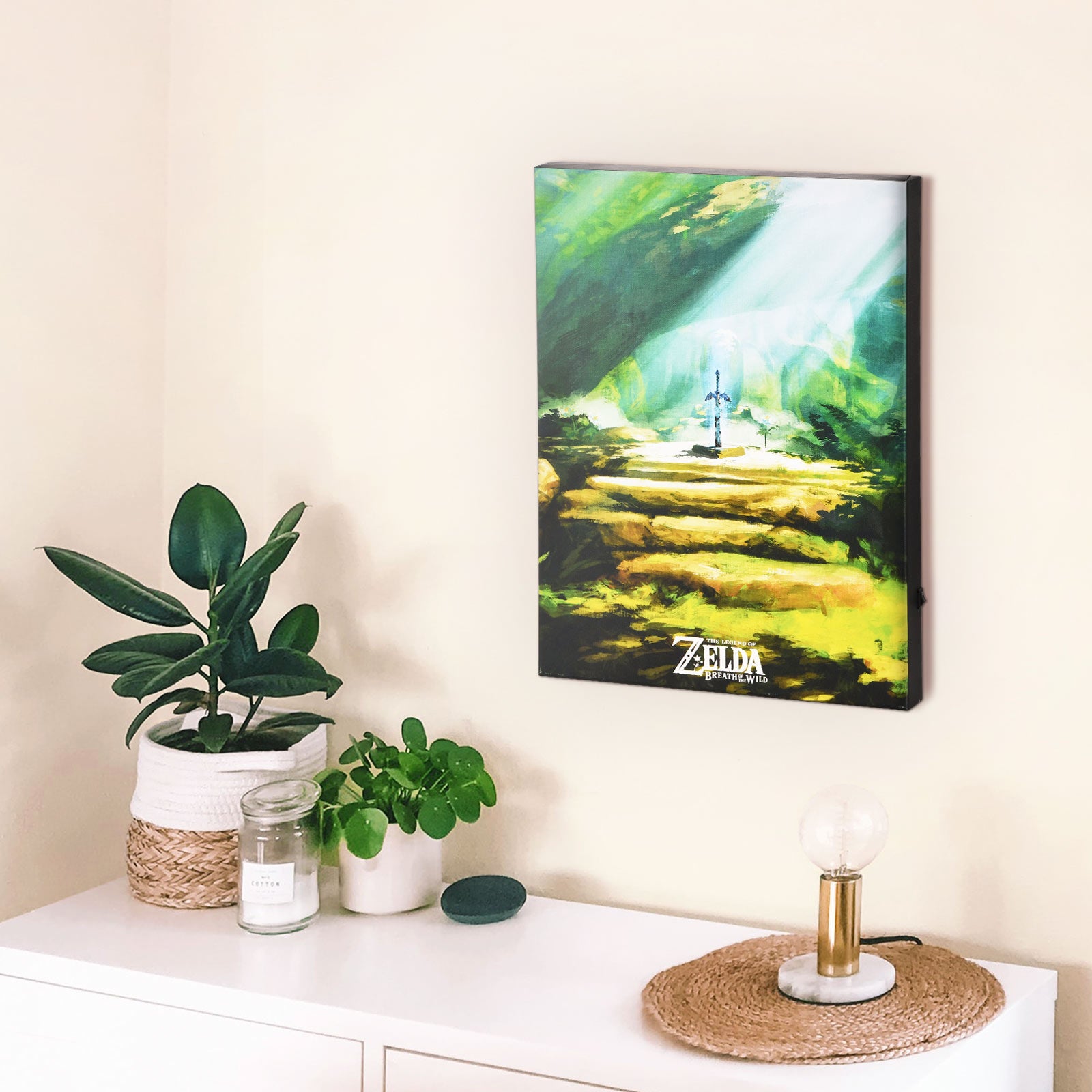 Image produit Zelda - Tableau mural Épée de Légende avec lumière