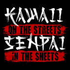 Image produit T-shirt Kawaii & Senpai pour fans d'anime noir