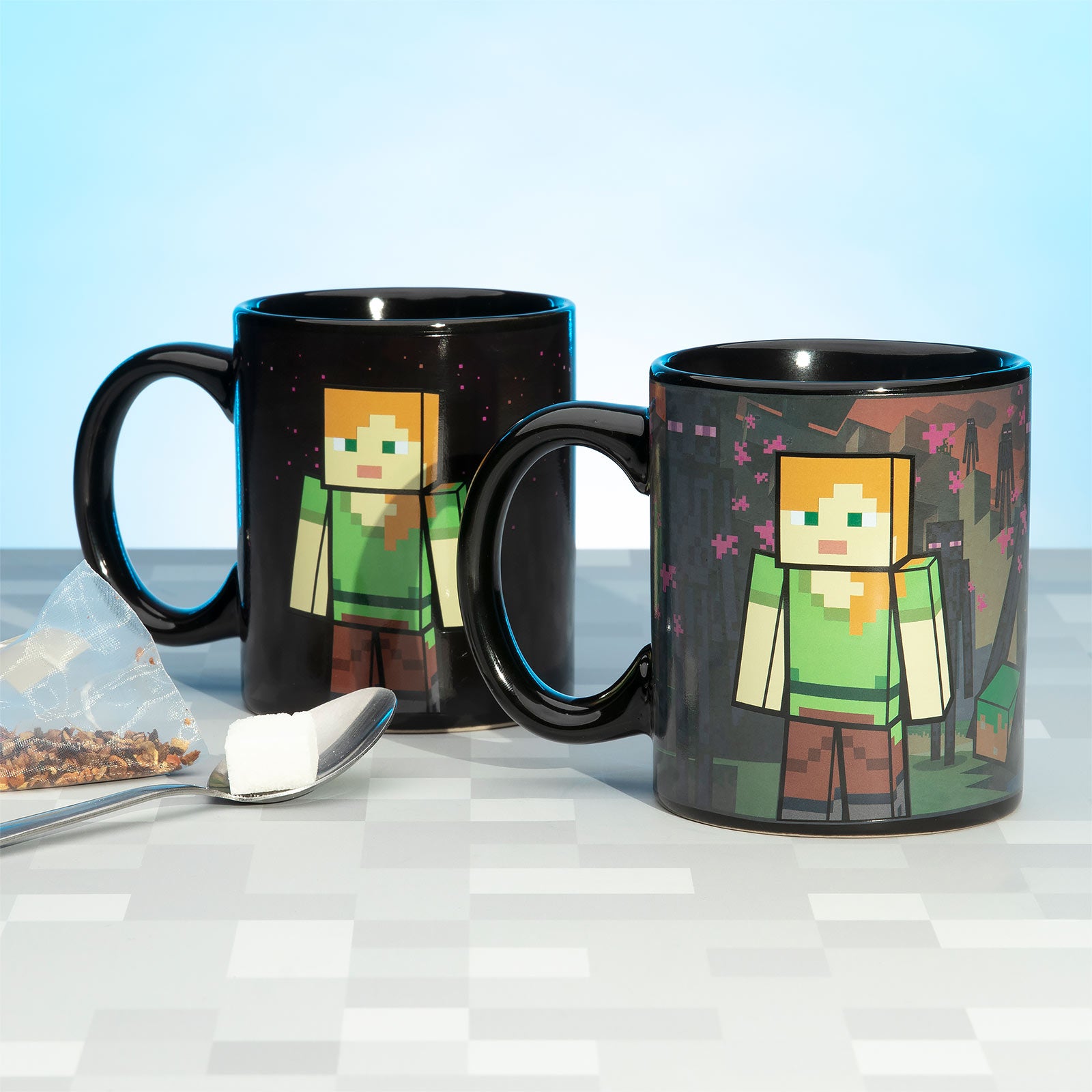 Image produit Minecraft - Steve et Alex Mug à effet thermique