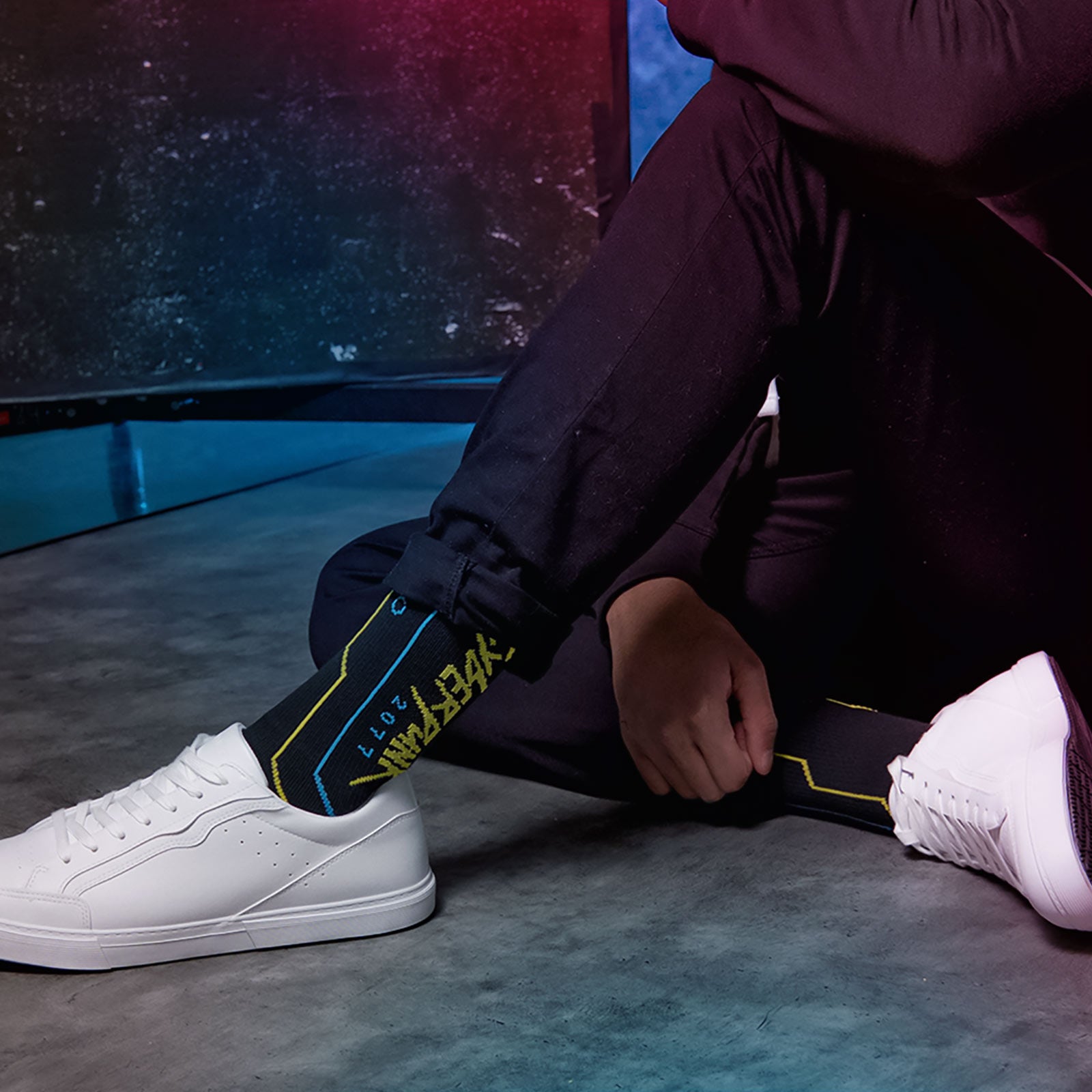 Image produit Cyberpunk 2077 - Chaussettes Cyber Tech