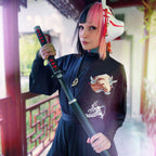 Image produit Réplique du katana de Tanjiro Kamado avec fourreau pour les fans de Demon Slayer