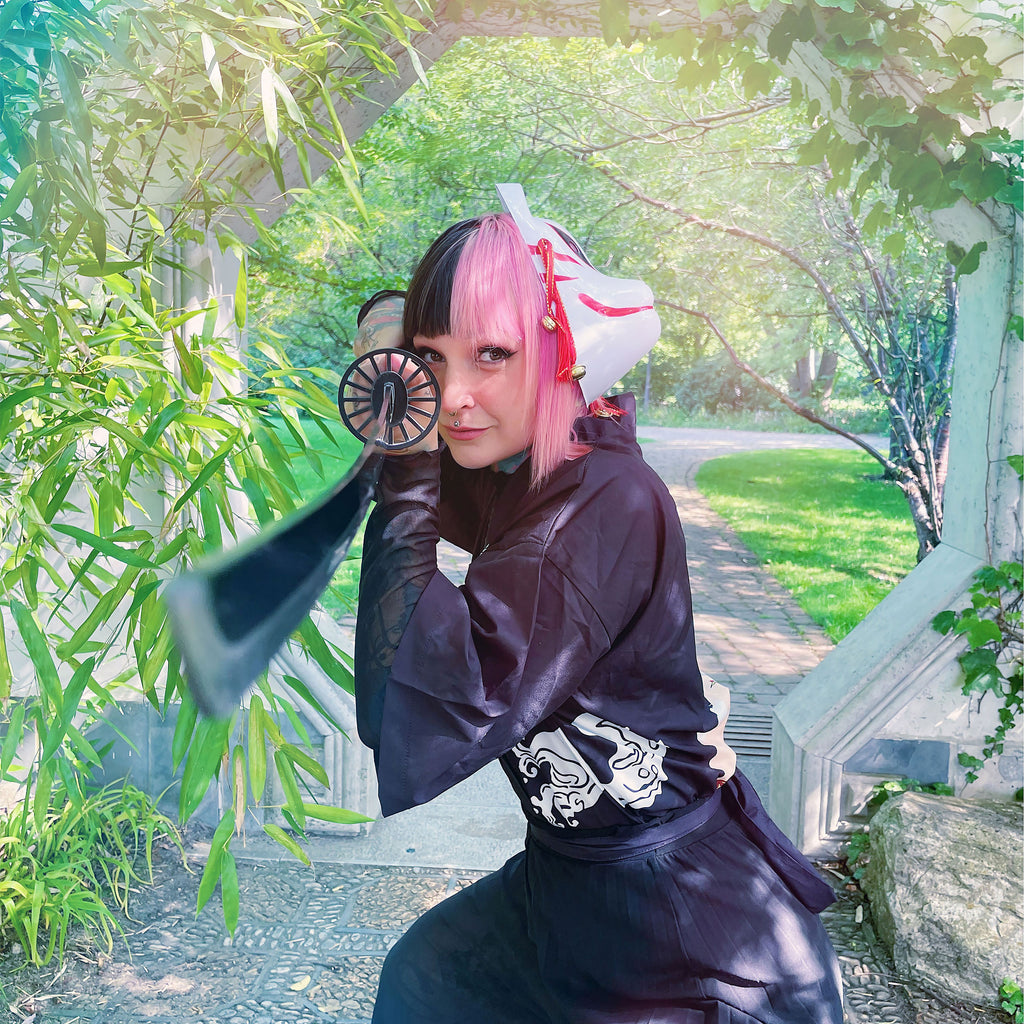 Image produit Réplique du katana de Tanjiro Kamado avec fourreau pour les fans de Demon Slayer