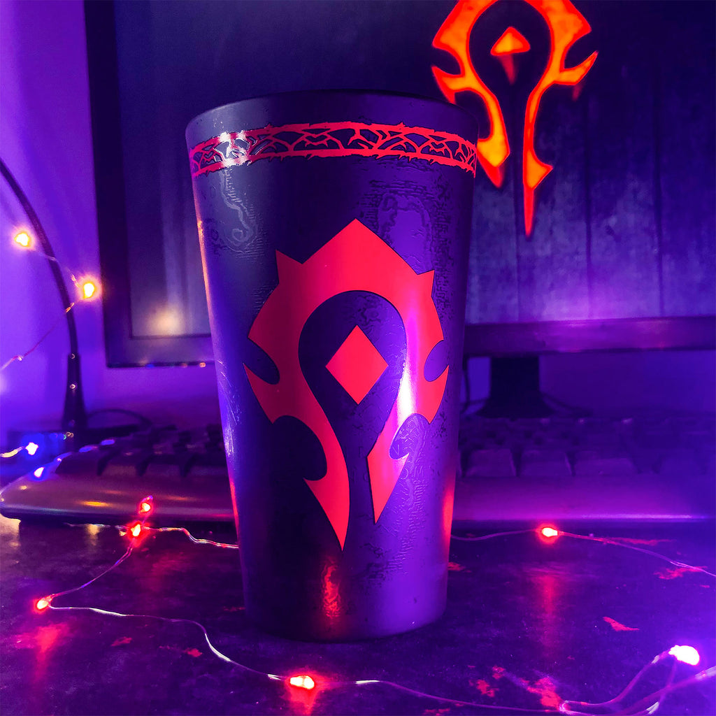 Image produit World of Warcraft - Verre avec blason de la Horde