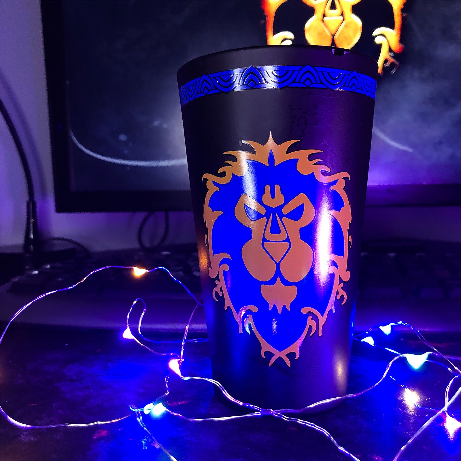 Image produit World of Warcraft - Verre avec blason de l'Alliance