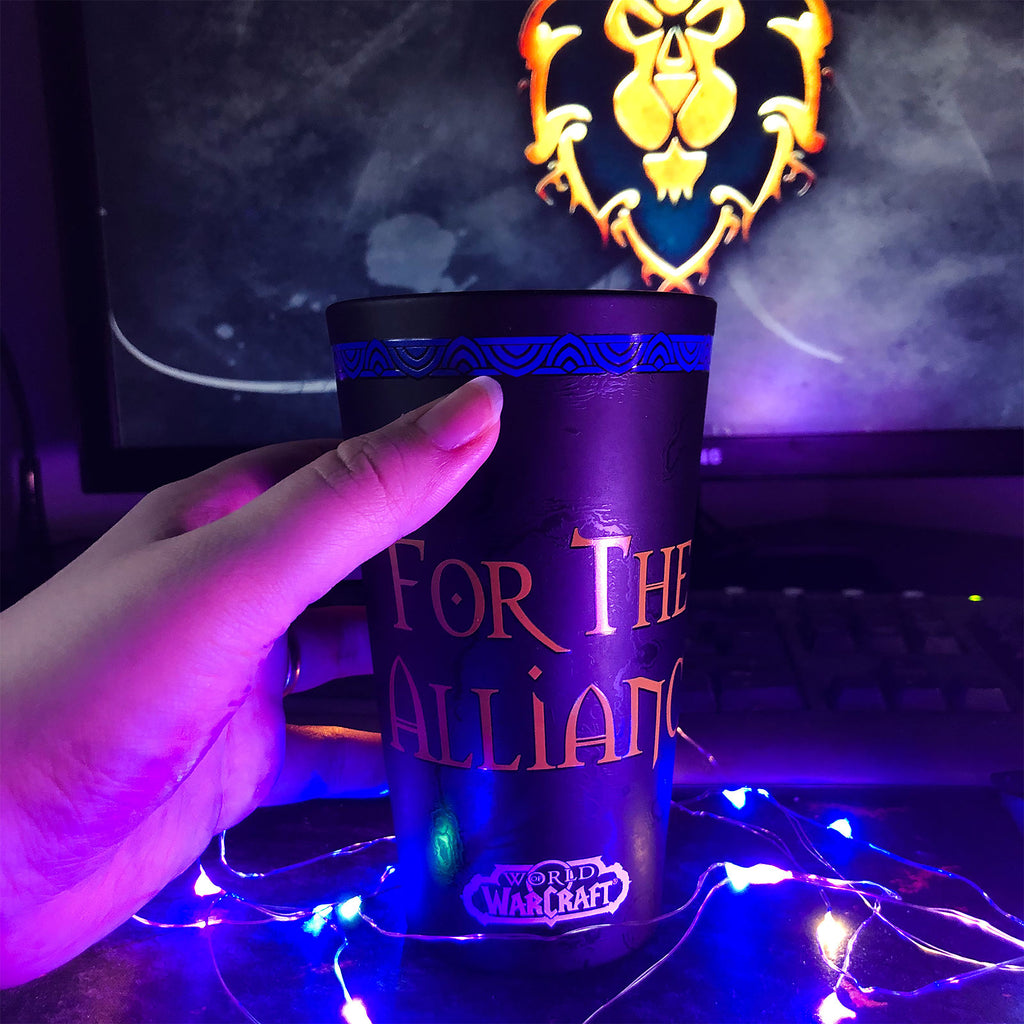 Image produit World of Warcraft - Verre avec blason de l'Alliance