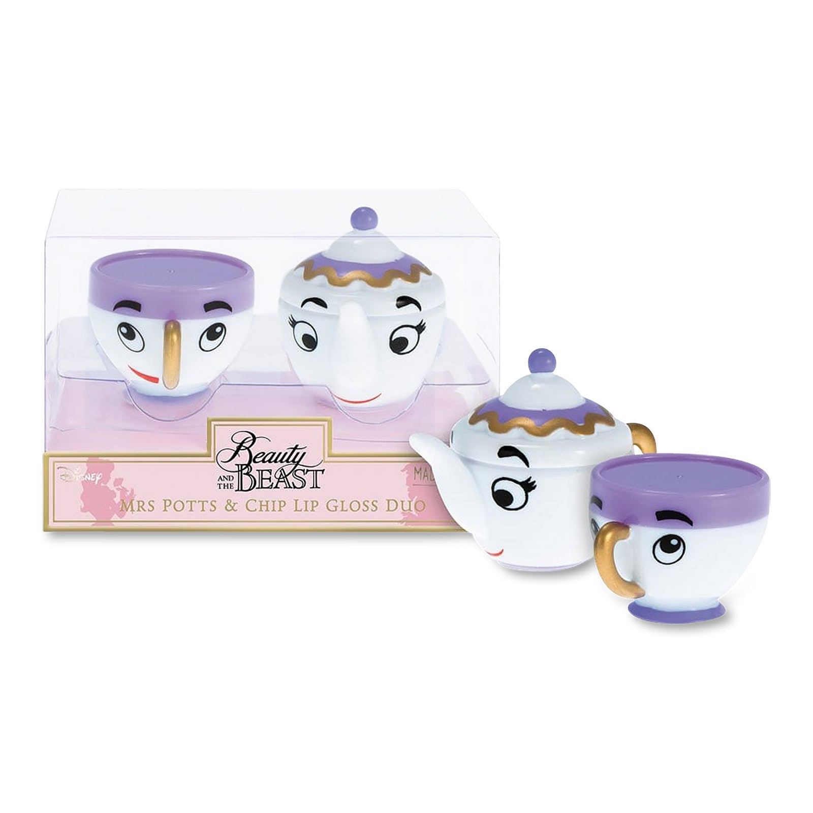 Product image Beauty and the Beast - Madame Pottine and Tassilo Lip Balm 2 Piece Set