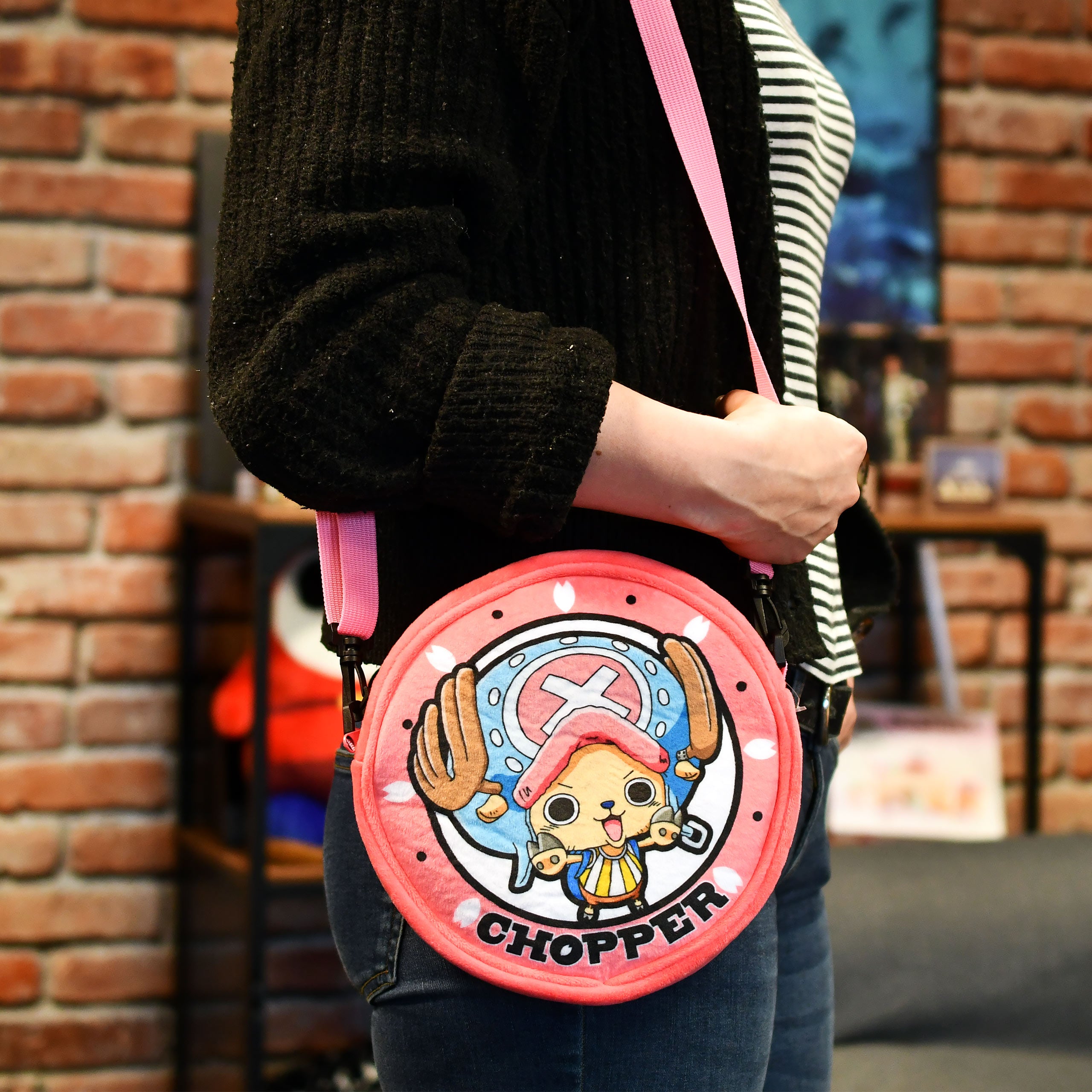 Product image One Piece - Chopper Plush Crossbody Bag Pink