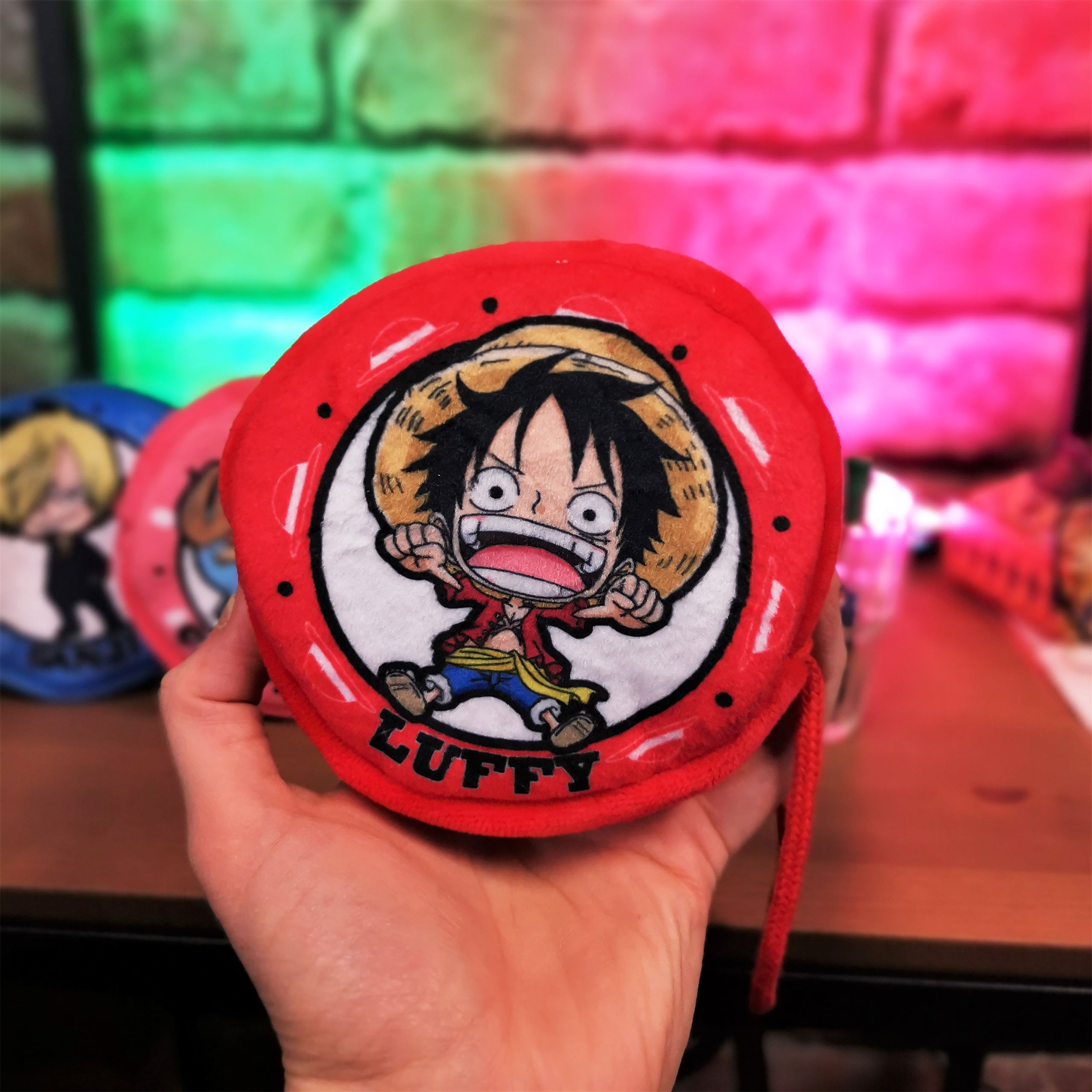 Image produit One Piece - Porte-monnaie en peluche Luffy