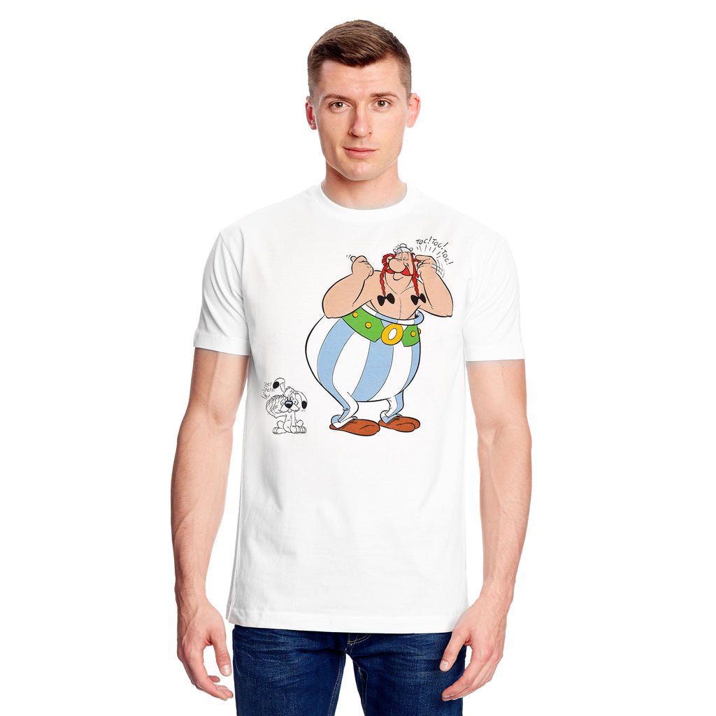Image produit Asterix - T-shirt blanc Obelix et Idefix