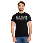 Image produit Marvel - T-shirt Logo Comic Strip noir