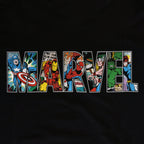 Image produit Marvel - T-shirt Logo Comic Strip noir