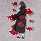 Image produit Naruto - T-shirt Itachi Akatsuki gris