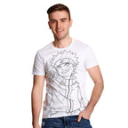Image produit Naruto - T-shirt Sketch Monochrome blanc