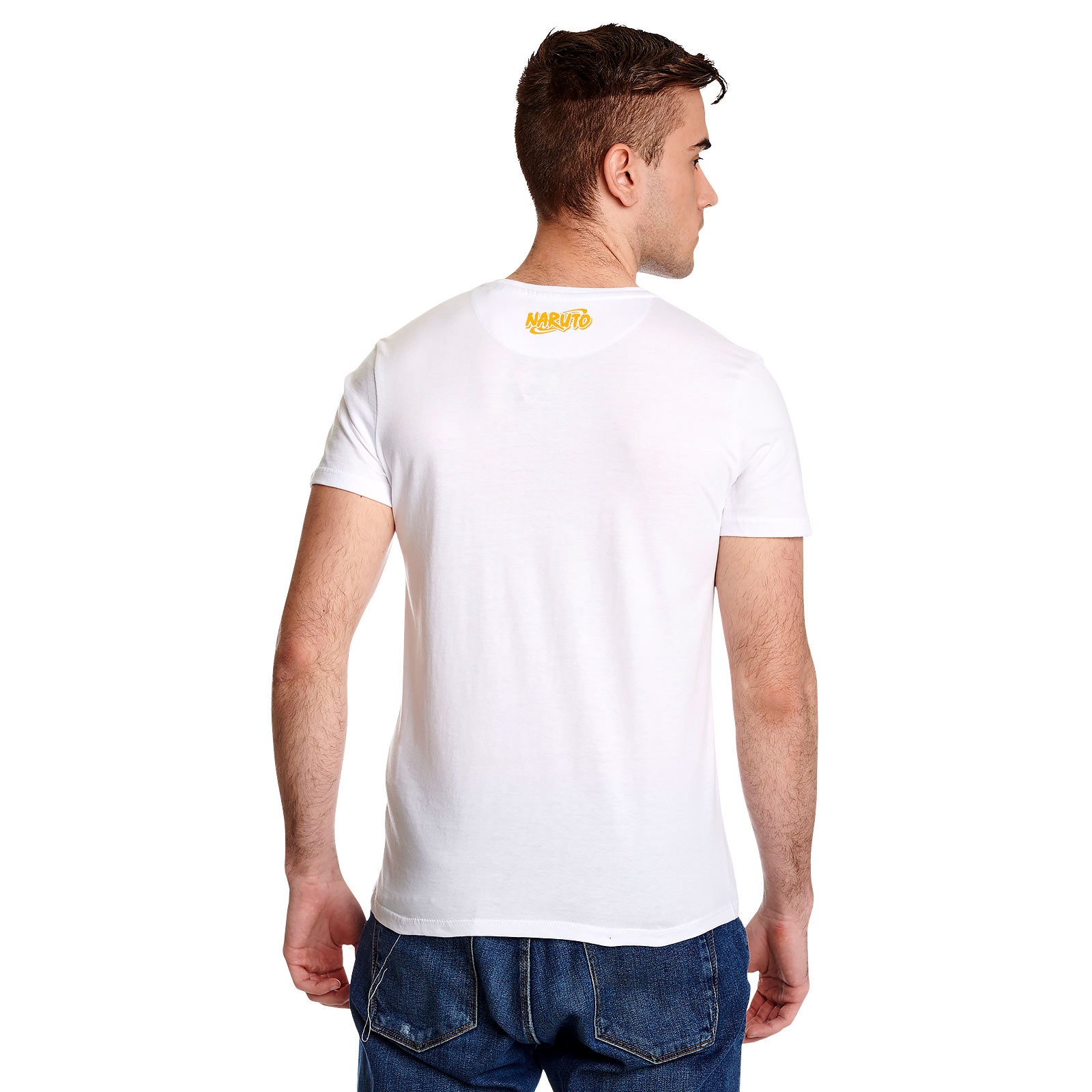 Image produit Naruto - T-shirt Sketch Monochrome blanc