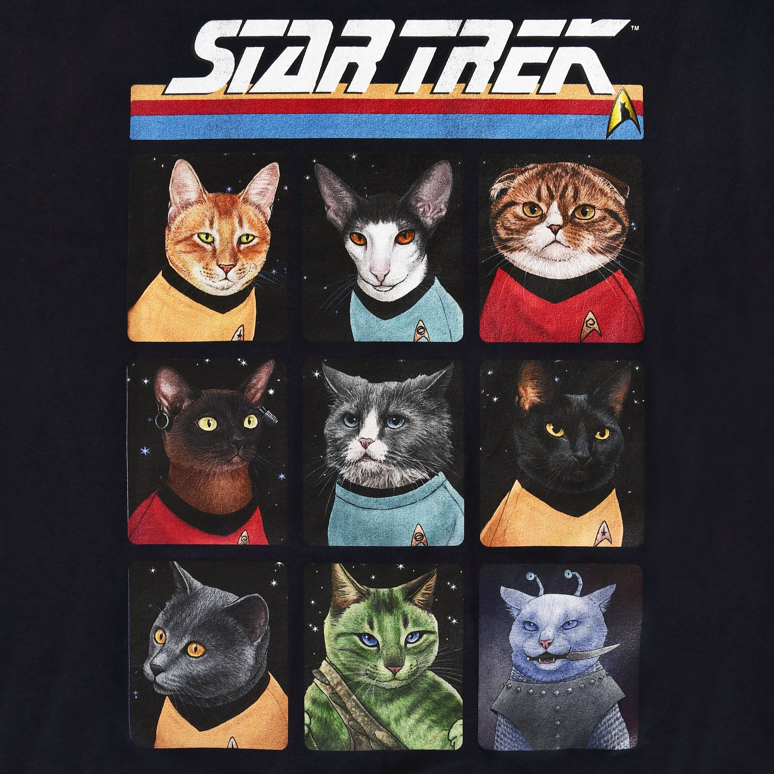 Image produit Star Trek - T-shirt Cat Crew bleu