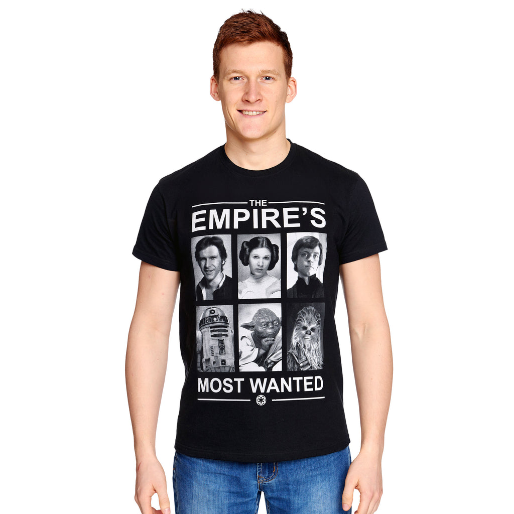 Image produit Star Wars - T-shirt noir 'Empire's Most Wanted'