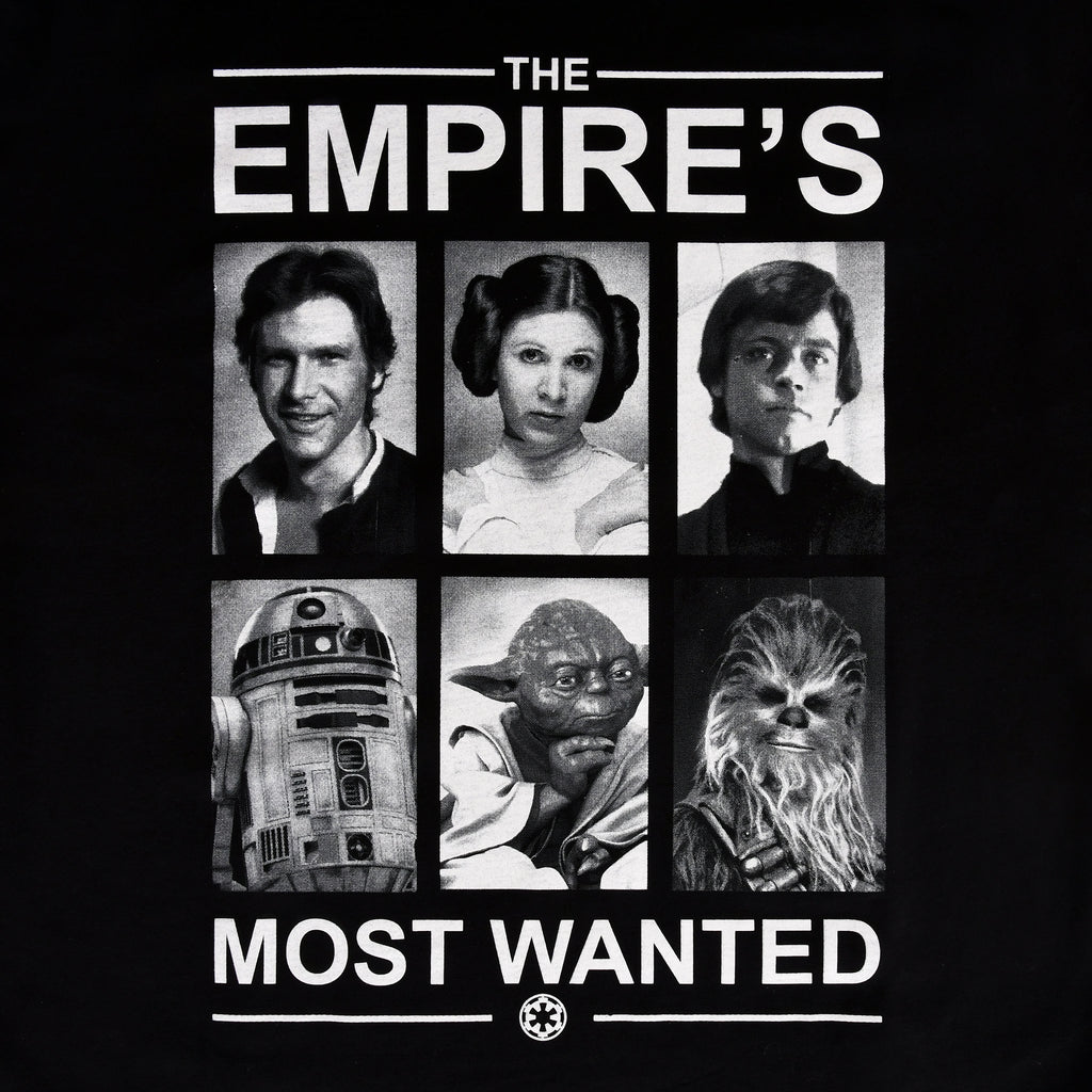 Image produit Star Wars - T-shirt noir 'Empire's Most Wanted'