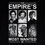 Image produit Star Wars - T-shirt noir 'Empire's Most Wanted'