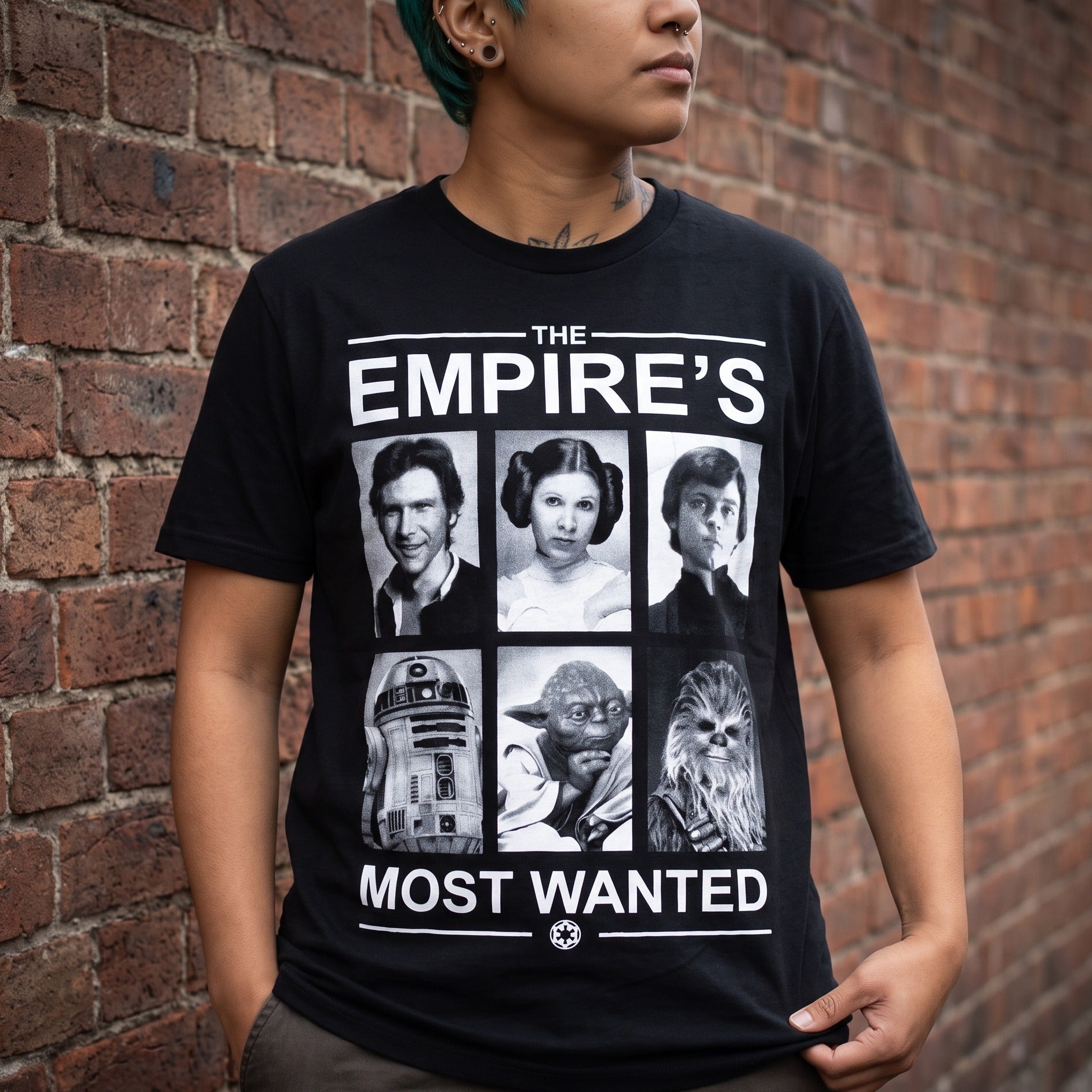 Image produit Star Wars - T-shirt noir 'Empire's Most Wanted'