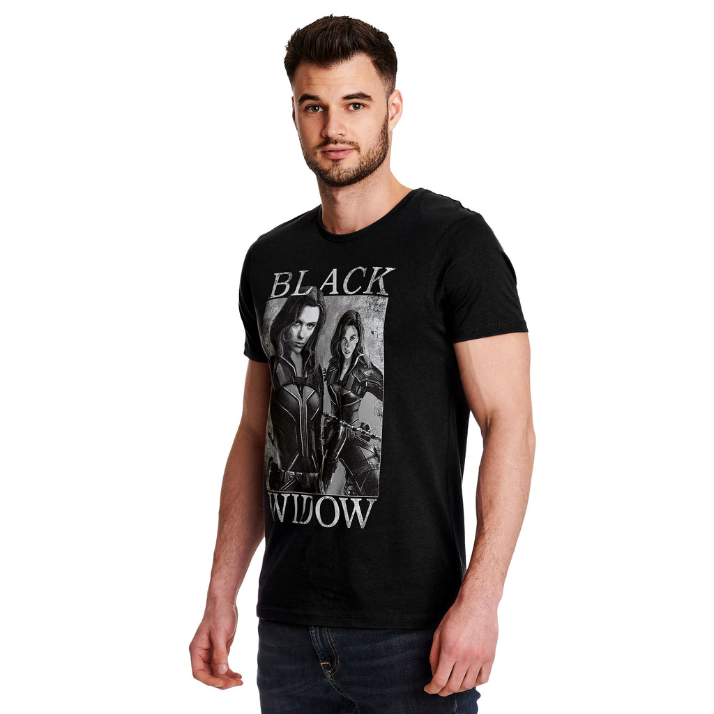 Image produit Black Widow - T-Shirt Poster gris