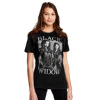 Image produit Black Widow - T-Shirt Poster gris