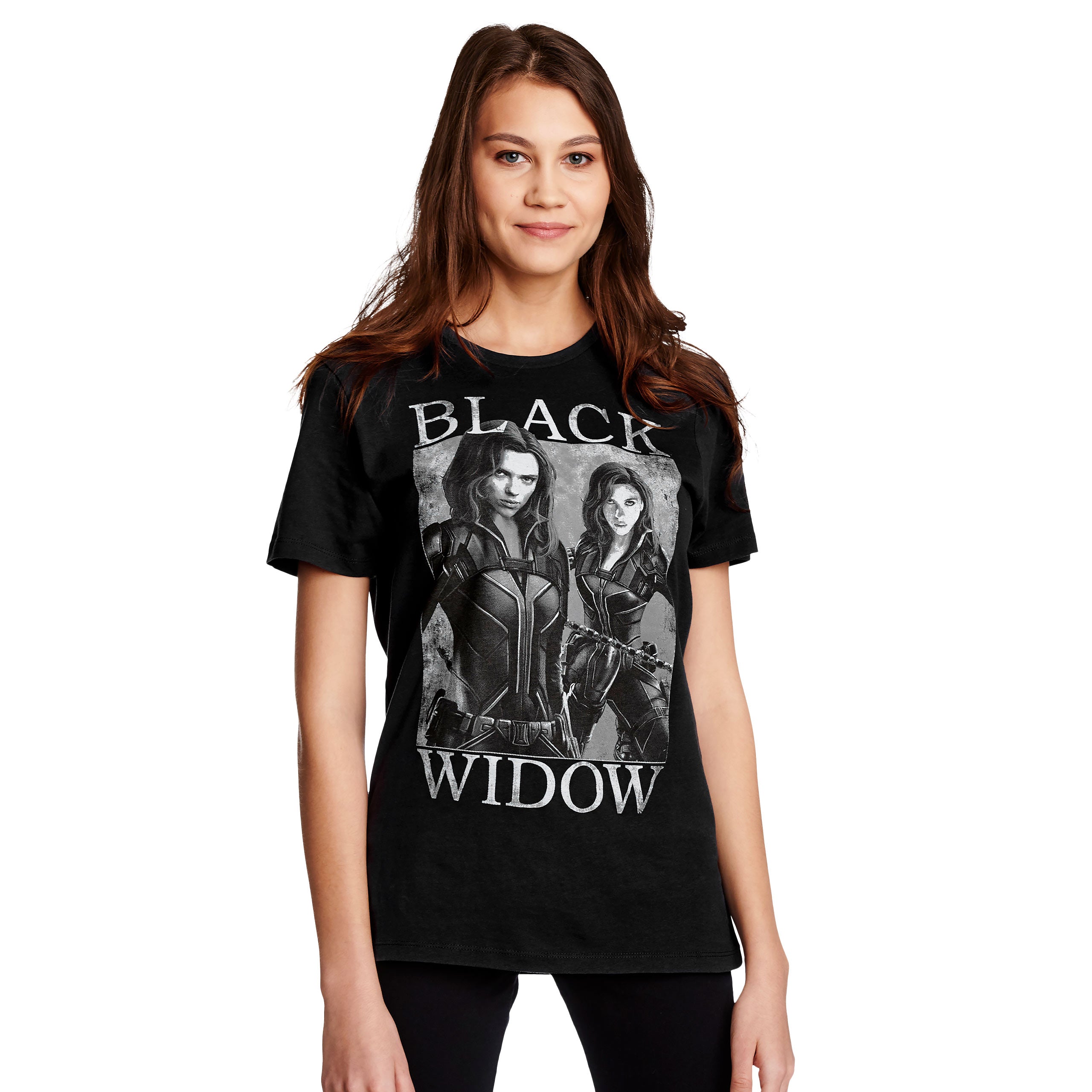 Image produit Black Widow - T-Shirt Poster gris