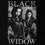Image produit Black Widow - T-Shirt Poster gris