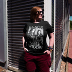Image produit Black Widow - T-Shirt Poster gris