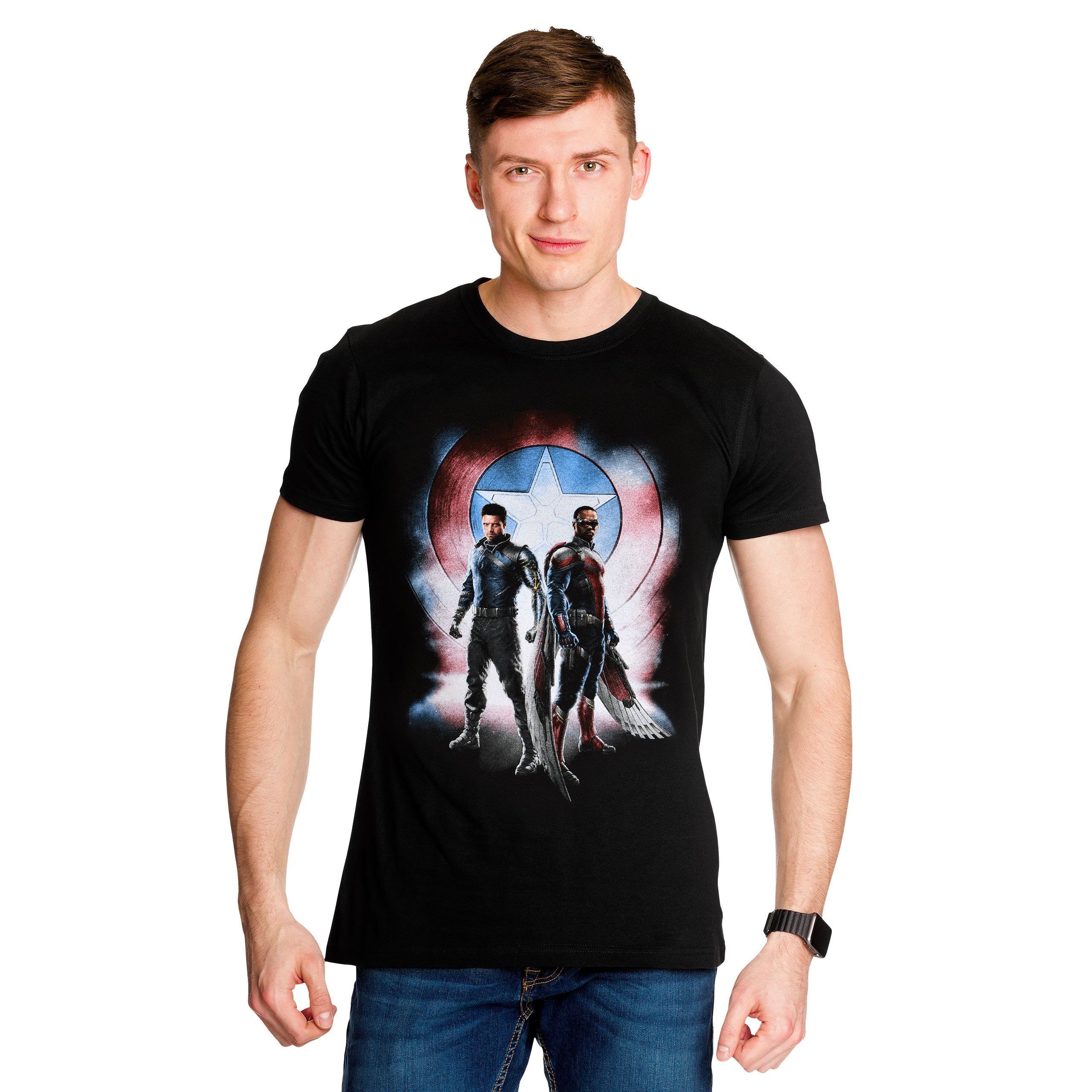 Image produit Marvel - Le Faucon et le Soldat de l'Hiver T-Shirt noir