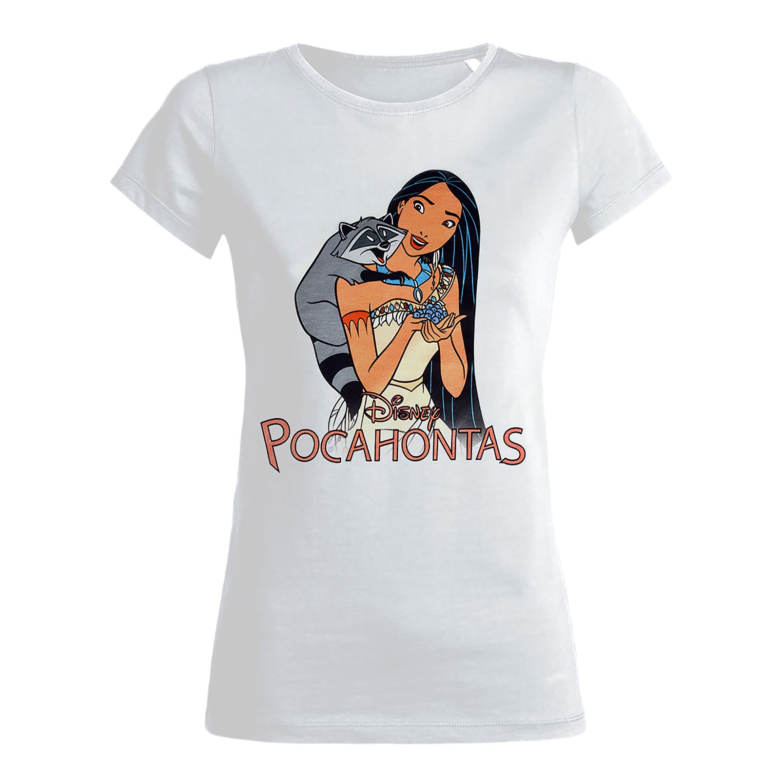 Image produit Pocahontas & Meeko T-Shirt Femme Blanc