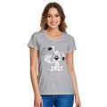 Image produit Asterix - T-shirt femme Idefix gris