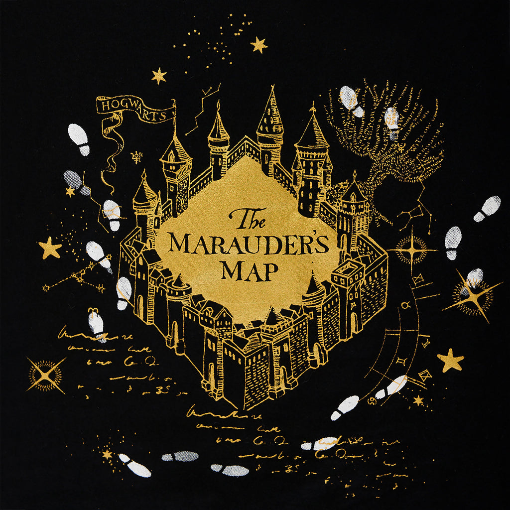 Image produit Harry Potter - Pyjama Carte du Maraudeur Femme Noir