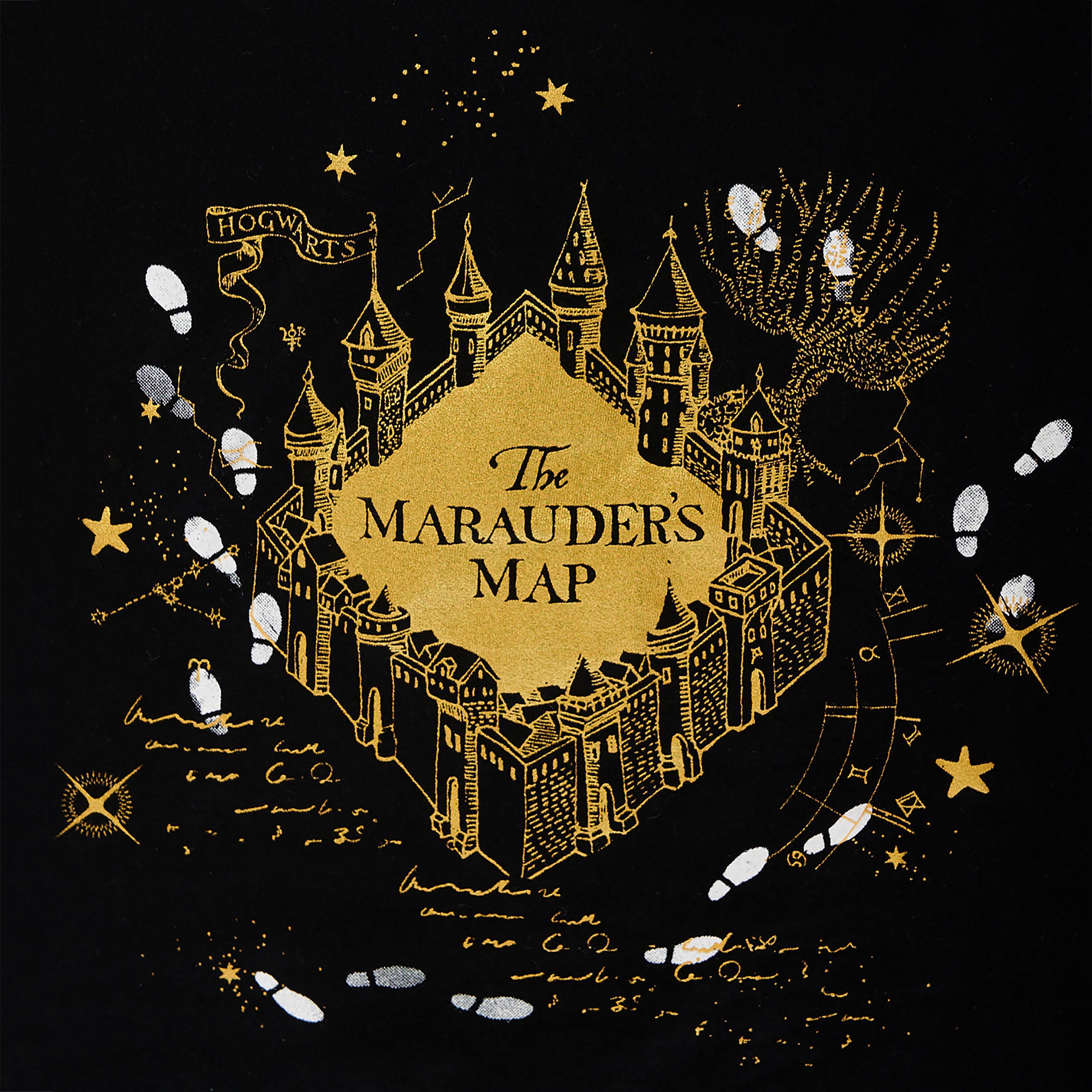Image produit Harry Potter - Pyjama Carte du Maraudeur Femme Noir