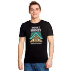 Image produit T-shirt Nook's Homes pour les fans d'Animal Crossing noir