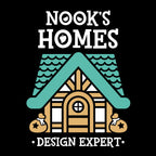 Image produit T-shirt Nook's Homes pour les fans d'Animal Crossing noir