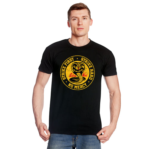 Image produit T-shirt Cobra Kai Logo pour les fans de Karate Kid noir